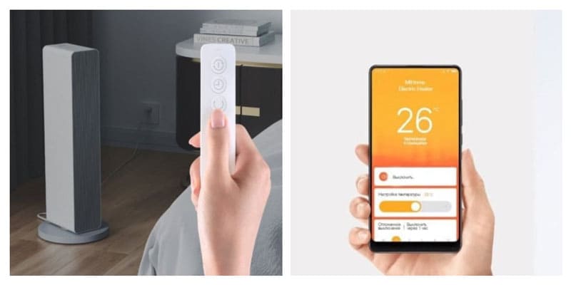 Управление Xiaomi  SmartMi Wi-Fi Fan Heater со смартфона или планшета