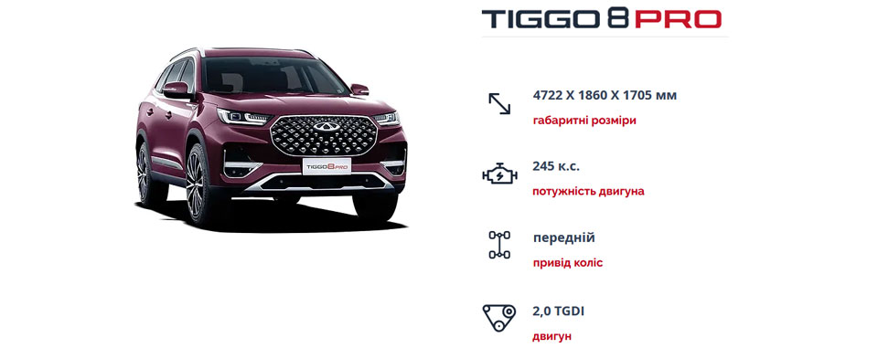 Chery Tiggo 8 Pro