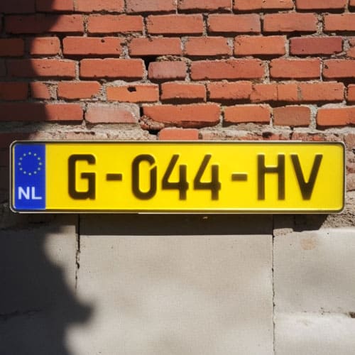 жовтий номер Нідерландів