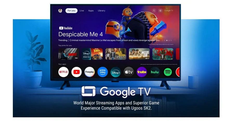 Google TV на UGOOS SK2