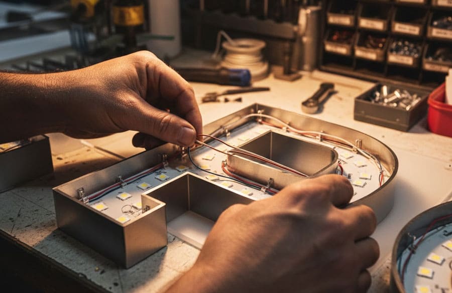 процес виготовлення вивісок