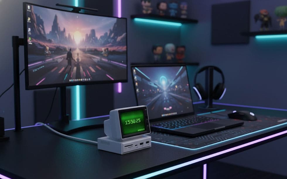 USB-C хаб з дисплеєм