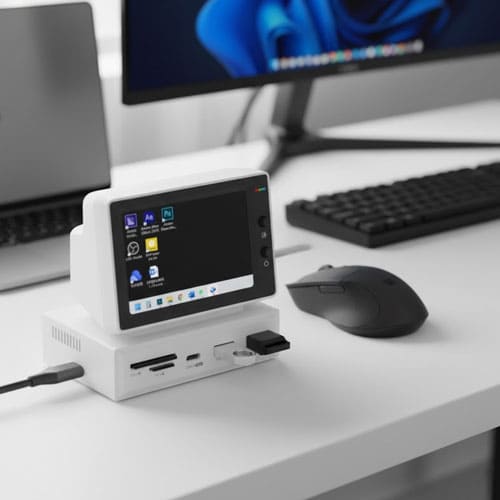 Док-станція з екраном