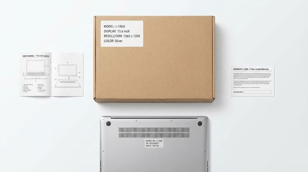 Найти информацию в документации или на коробке