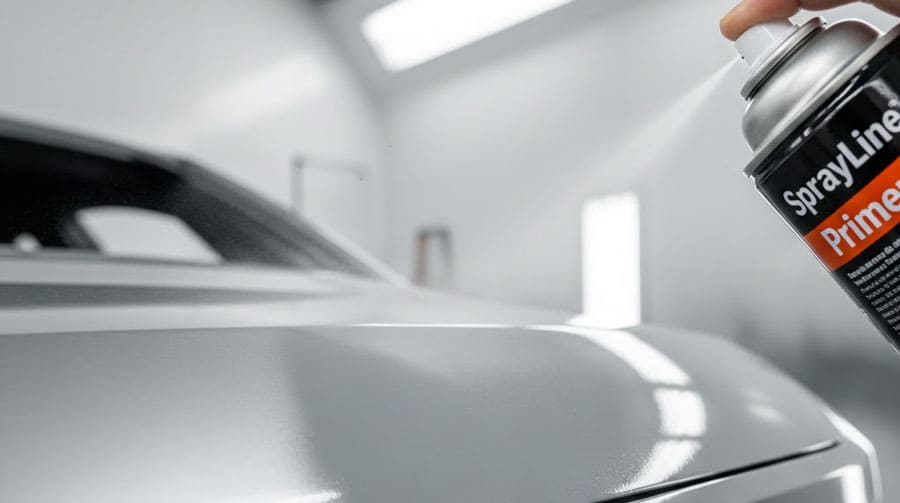 грунтовка детали с помощью SprayLine Primer