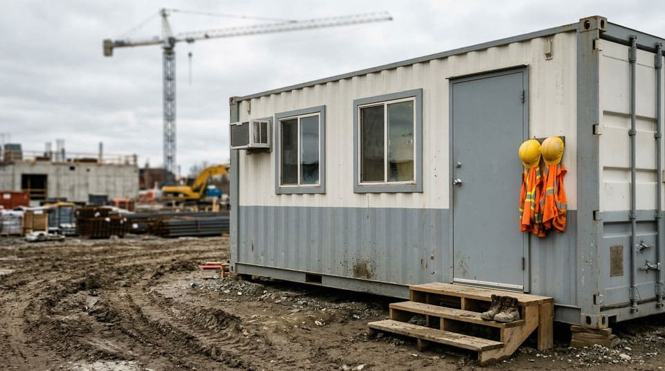 морской контейнер в качестве бытовки