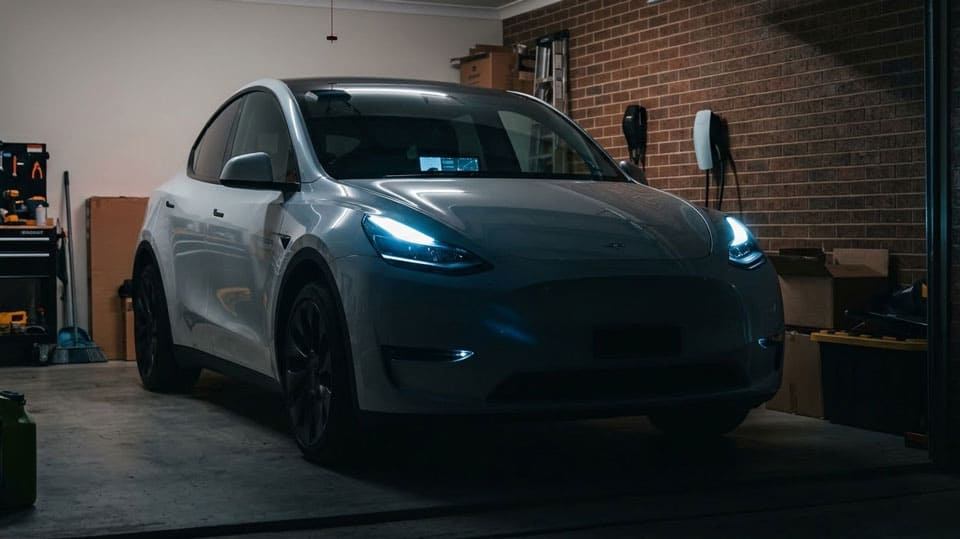 Tesla Model Y в гаражі